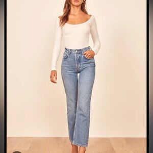 Reformation Straight Leg Jeans - Colorado